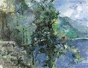 Lovis Corinth Walchensee mit Abhang des Jochberges oil painting on canvas